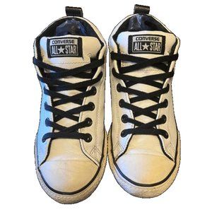 Converse Chuck Taylor Mid Top Leather Sneakers